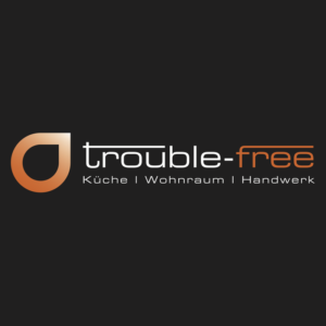 Logo des Küchenstudios trouble-free